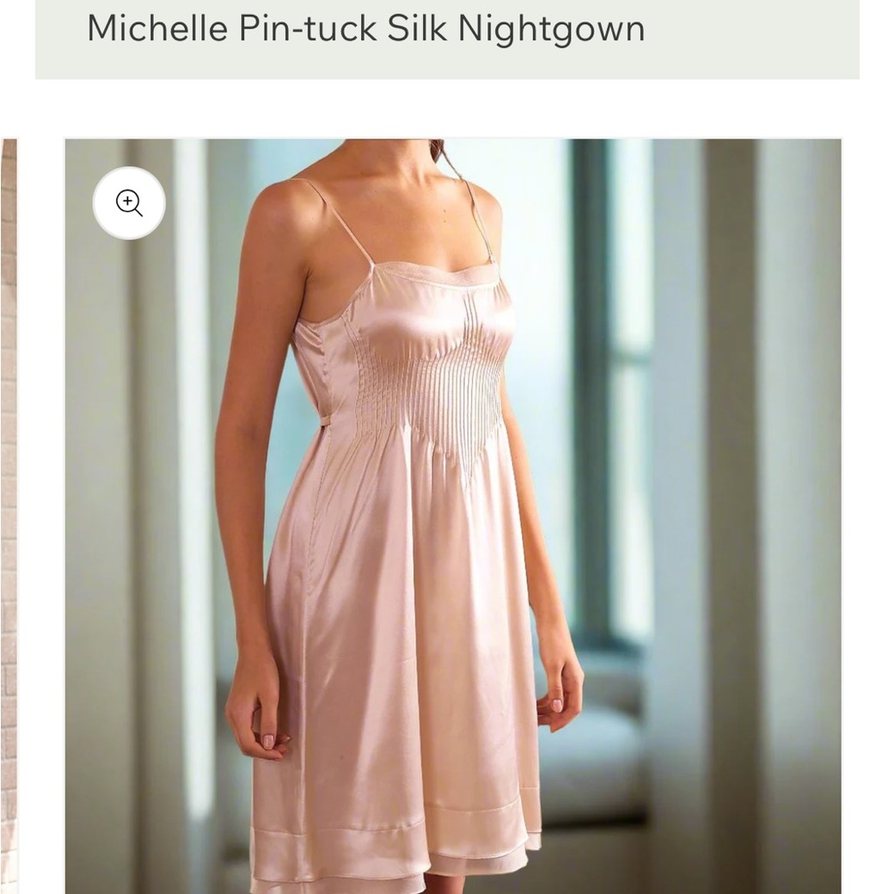 Kumi Silk Chemise in Soft Pink